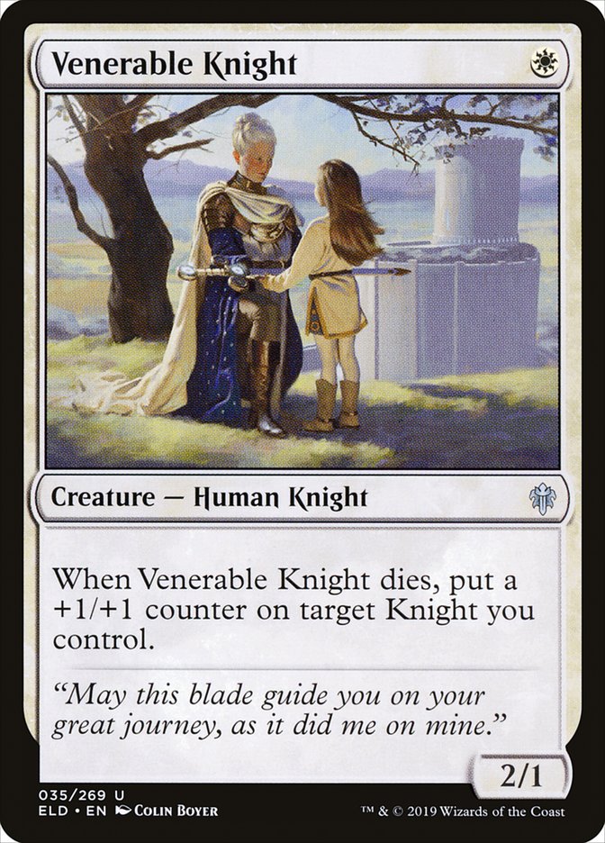 Venerable Knight [Throne of Eldraine] | Tables and Towers