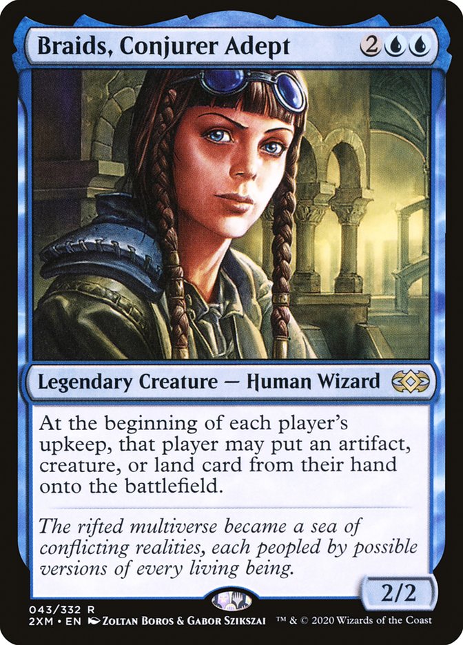 Braids, Conjurer Adept [Double Masters] | Tables and Towers