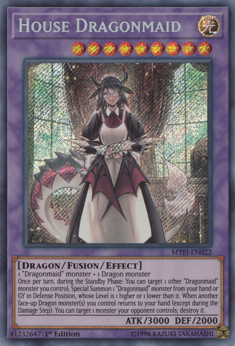 House Dragonmaid [MYFI-EN022] Secret Rare | Tables and Towers