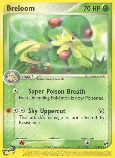 Breloom (33/100) [EX: Sandstorm] | Tables and Towers