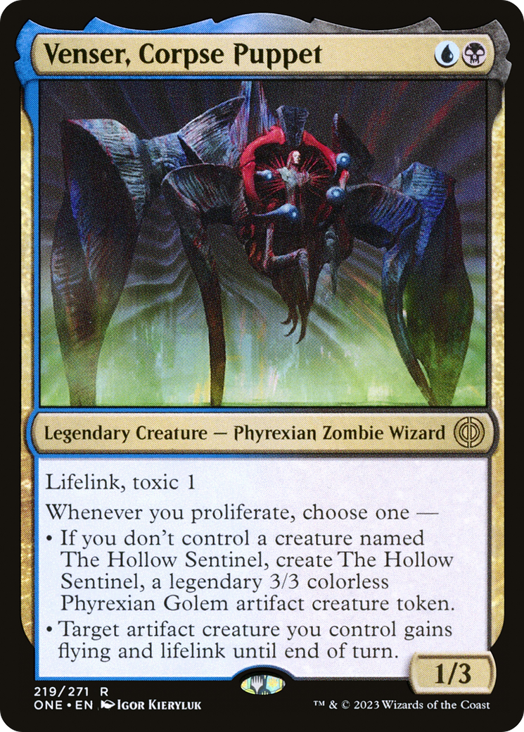 Venser, Corpse Puppet [Phyrexia: All Will Be One] | Tables and Towers