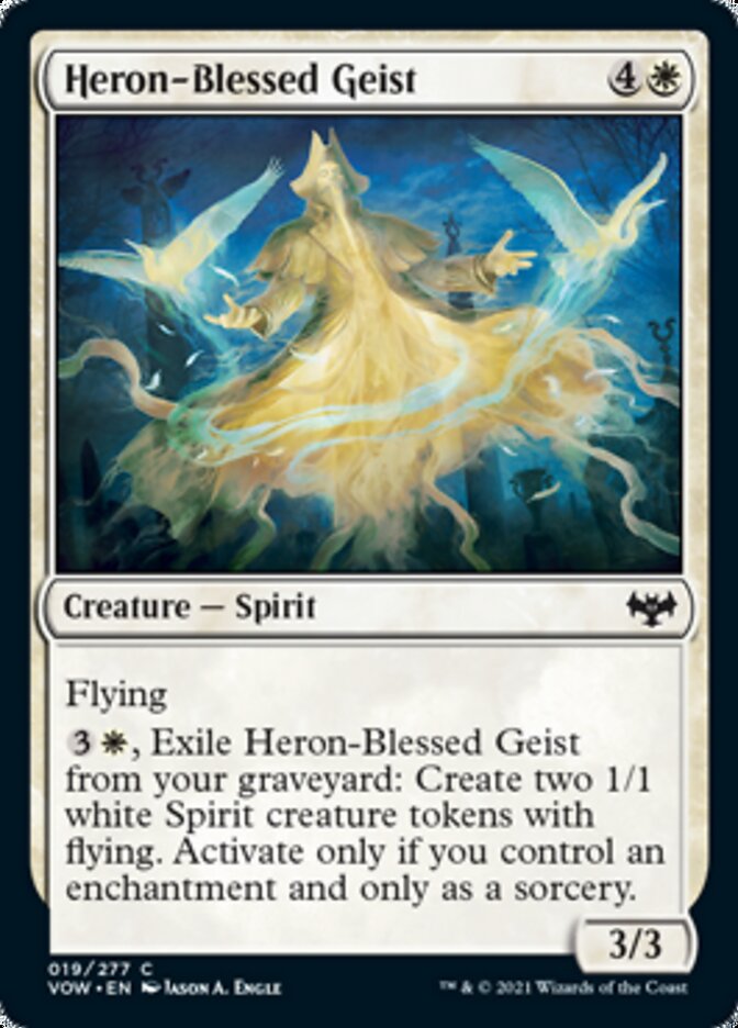 Heron-Blessed Geist [Innistrad: Crimson Vow] | Tables and Towers