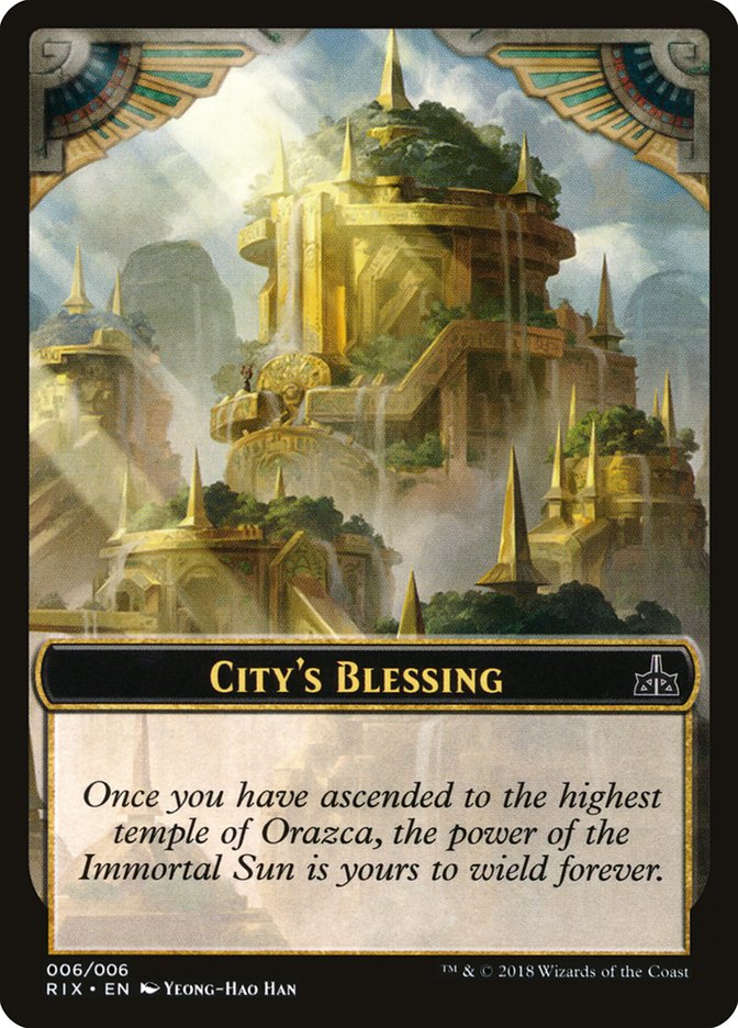 City's Blessing [Rivals of Ixalan Tokens] | Tables and Towers