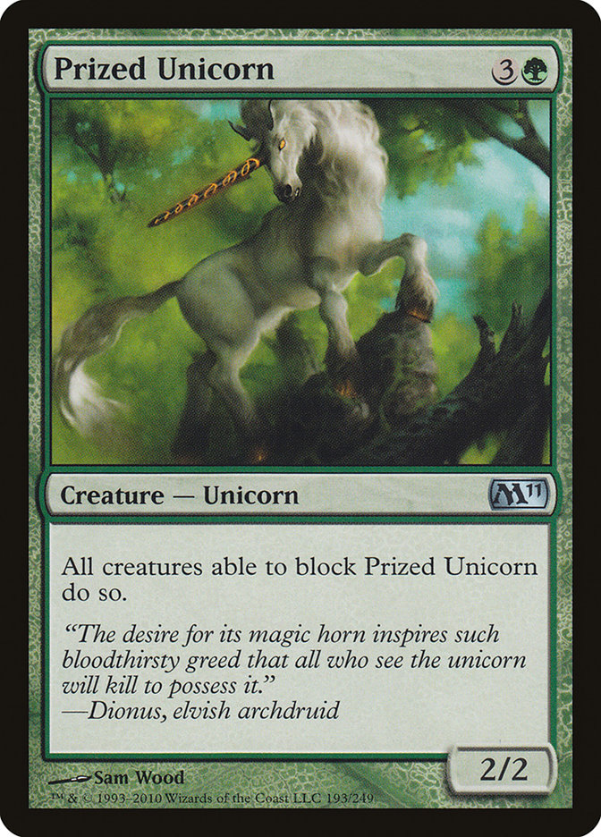 Prized Unicorn [Magic 2011] | Tables and Towers