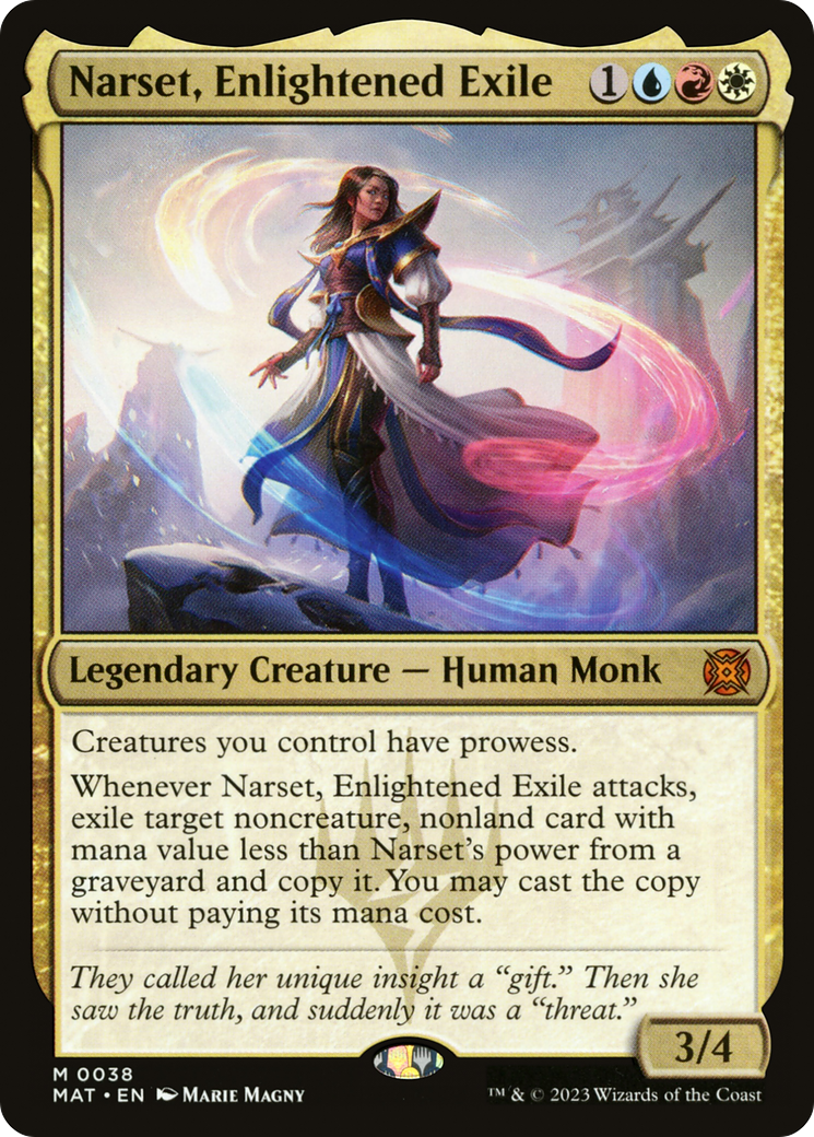 Narset, Enlightened Exile [March of the Machine: The Aftermath] | Tables and Towers