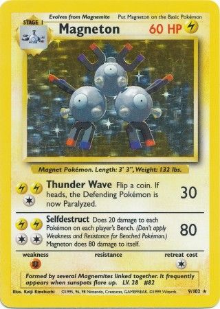 Magneton (9/102) [Base Set Unlimited] | Tables and Towers