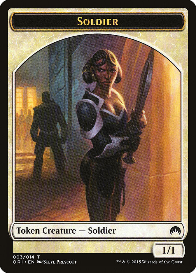 Soldier Token [Magic Origins Tokens] | Tables and Towers