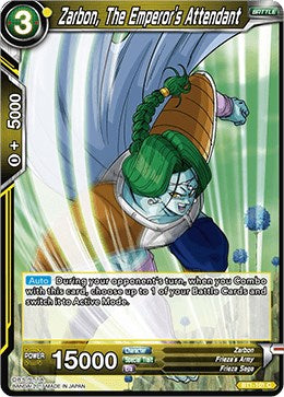 Zarbon, The Emperor's Attendant (BT1-101) [Galactic Battle] | Tables and Towers