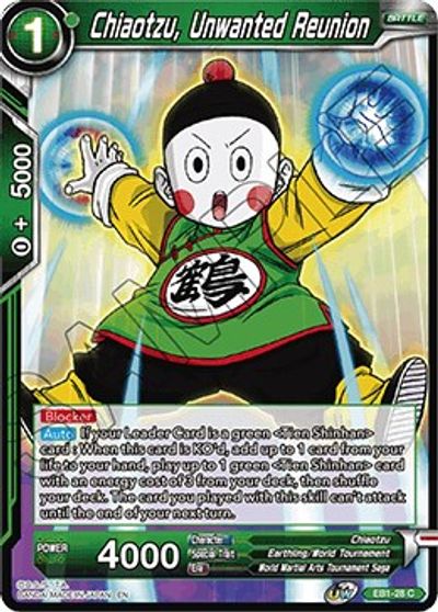 Chiaotzu, Unwanted Reunion (EB1-28) [Battle Evolution Booster] | Tables and Towers