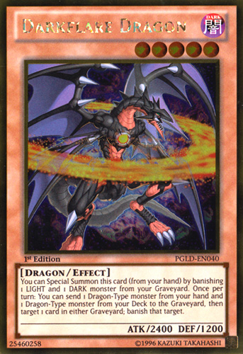 Darkflare Dragon [PGLD-EN040] Gold Rare | Tables and Towers