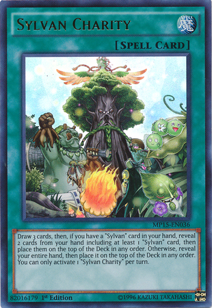 Sylvan Charity [MP15-EN036] Ultra Rare | Tables and Towers