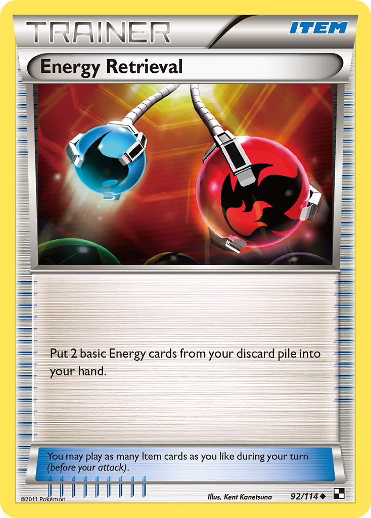 Energy Retrieval (92/114) [Black & White: Base Set] | Tables and Towers