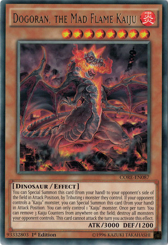 Dogoran, the Mad Flame Kaiju [CORE-EN087] Rare | Tables and Towers