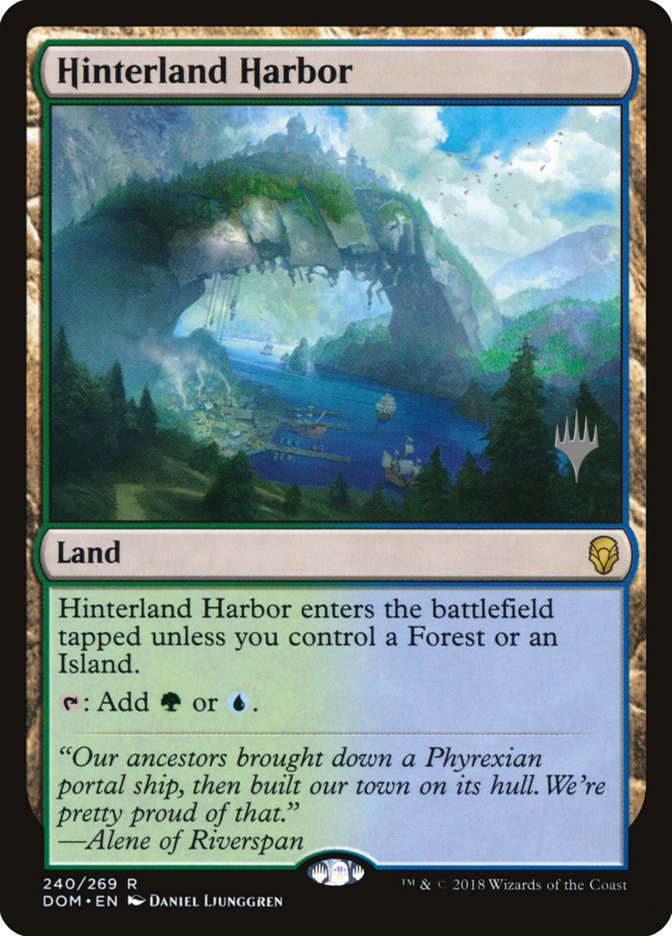 Hinterland Harbor (Promo Pack) [Dominaria Promos] | Tables and Towers