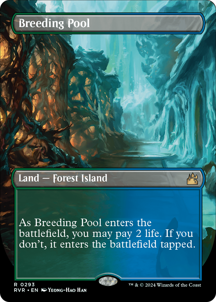 Breeding Pool (Borderless) [Ravnica Remastered] | Tables and Towers