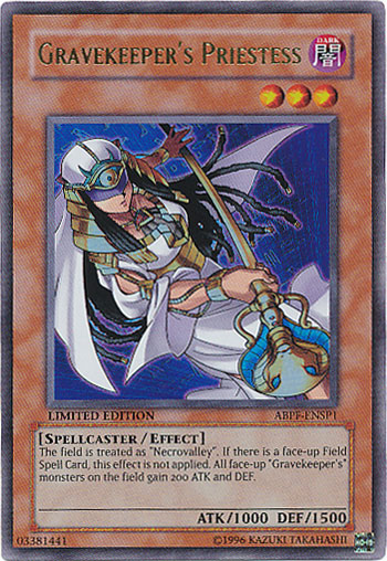 Gravekeeper's Priestess [ABPF-ENSP1] Ultra Rare | Tables and Towers