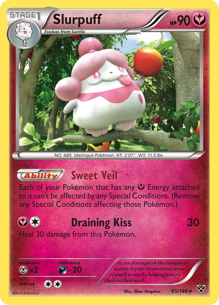 Slurpuff (95/146) (Theme Deck Exclusive) [XY: Base Set] | Tables and Towers