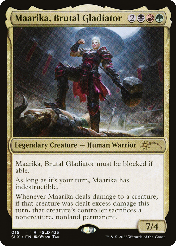 Maarika, Brutal Gladiator [Secret Lair: Universes Within] | Tables and Towers