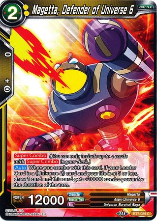 Magetta, Defender of Universe 6 (BT7-089) [Assault of the Saiyans] | Tables and Towers