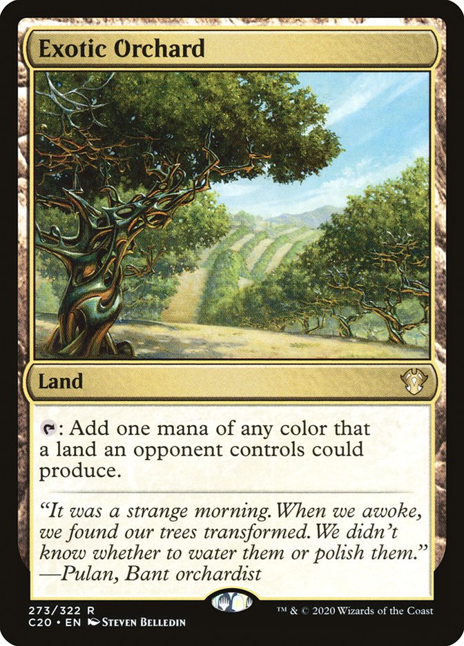 Exotic Orchard [Commander 2020] | Tables and Towers