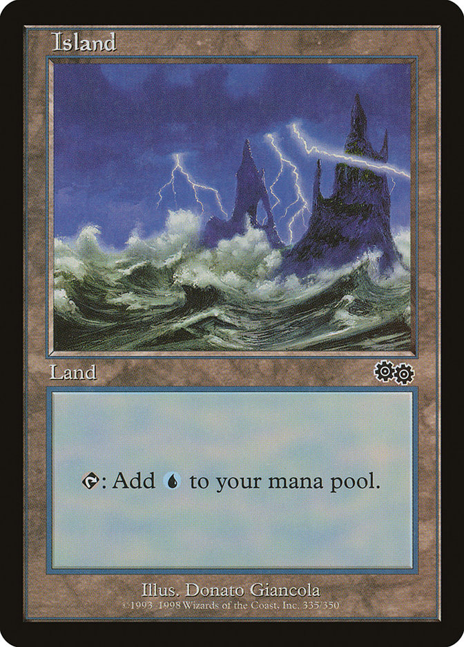 Island (335) [Urza's Saga] | Tables and Towers