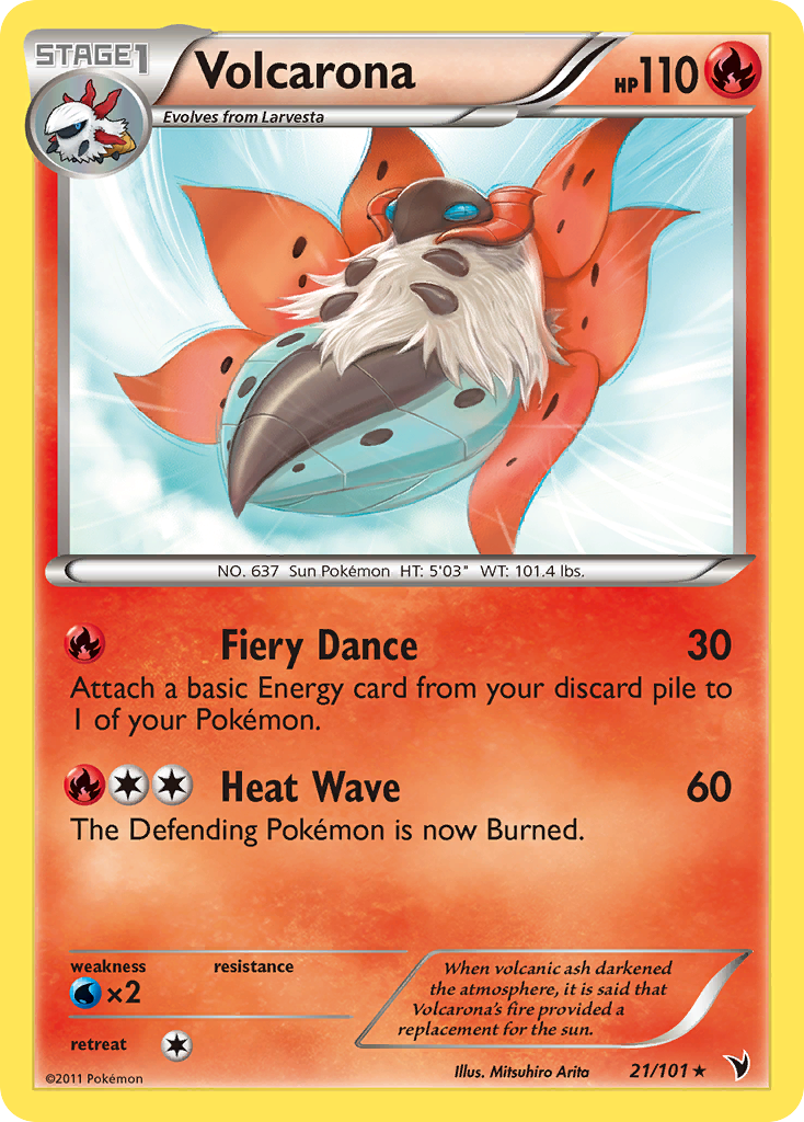 Volcarona (21/101) [Black & White: Noble Victories] | Tables and Towers