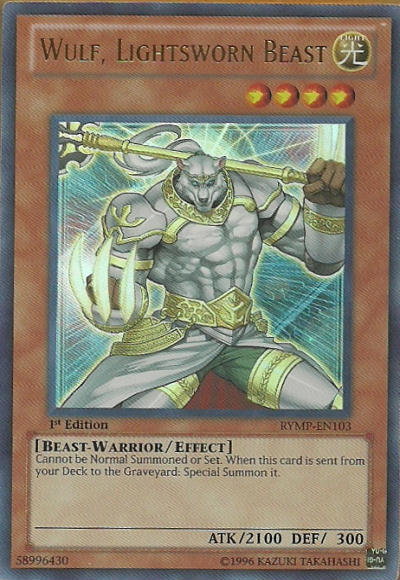 Wulf, Lightsworn Beast [RYMP-EN103] Ultra Rare | Tables and Towers