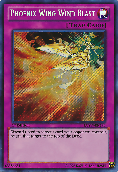 Phoenix Wing Wind Blast [LCYW-EN298] Secret Rare | Tables and Towers