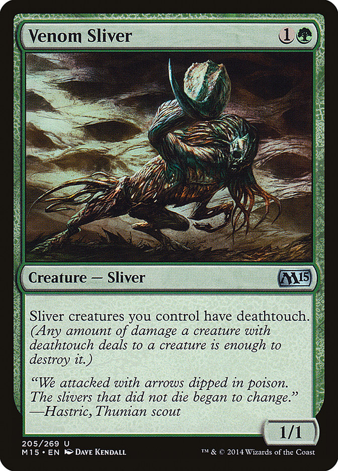 Venom Sliver [Magic 2015] | Tables and Towers