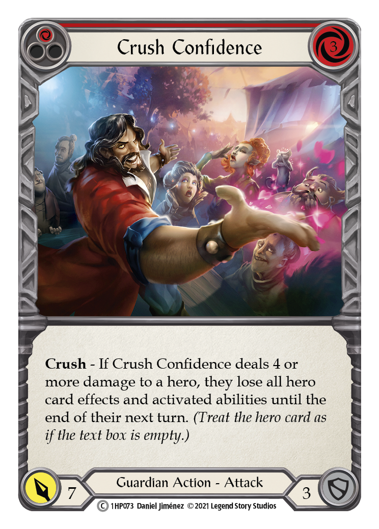 Crush Confidence (Red) [1HP073] (History Pack 1) | Tables and Towers