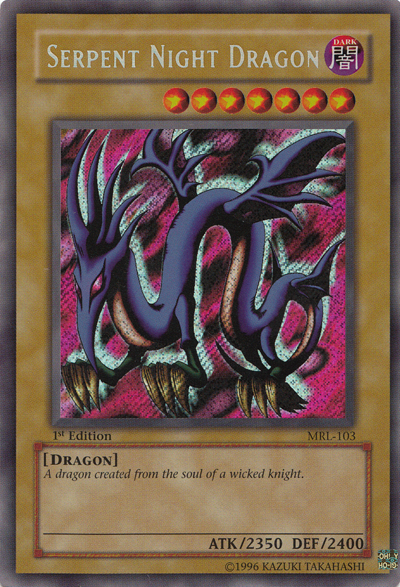 Serpent Night Dragon [MRL-103] Secret Rare | Tables and Towers