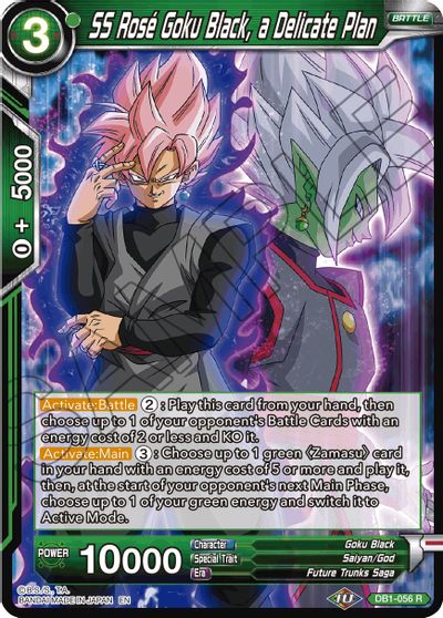 SS Rose Goku Black, a Delicate Plan (Reprint) (DB1-056) [Battle Evolution Booster] | Tables and Towers