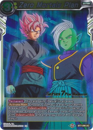 Zero Mortals Plan (BT7-096_PR) [Assault of the Saiyans Prerelease Promos] | Tables and Towers