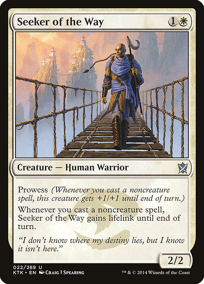 Seeker of the Way [Khans of Tarkir] | Tables and Towers