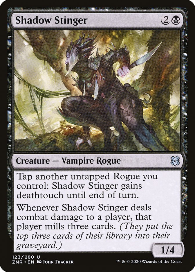 Shadow Stinger [Zendikar Rising] | Tables and Towers