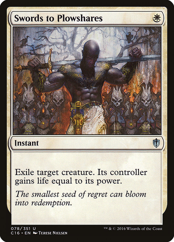 Swords to Plowshares [Commander 2016] | Tables and Towers