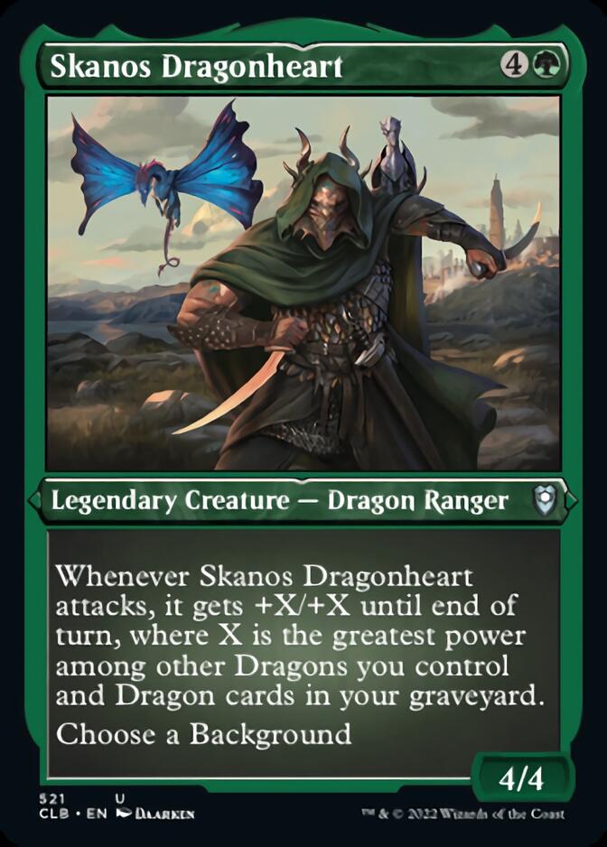 Skanos Dragonheart (Foil Etched) [Commander Legends: Battle for Baldur's Gate] | Tables and Towers