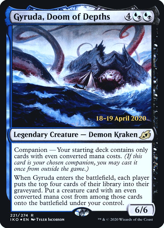 Gyruda, Doom of Depths [Ikoria: Lair of Behemoths Prerelease Promos] | Tables and Towers