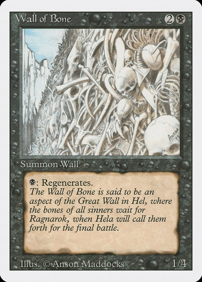 Wall of Bone [Revised Edition] | Tables and Towers