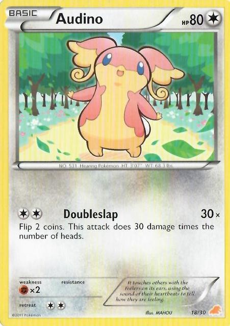 Audino (18/30) [Black & White: Trainer Kit - Excadrill] | Tables and Towers