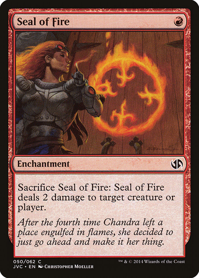 Seal of Fire [Duel Decks Anthology] | Tables and Towers