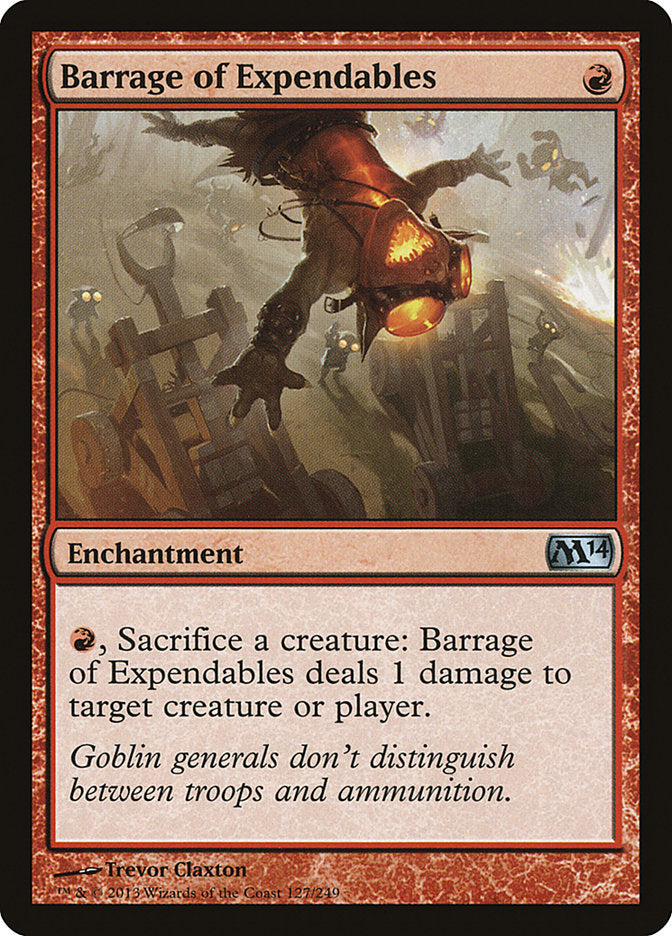 Barrage of Expendables [Magic 2014] | Tables and Towers