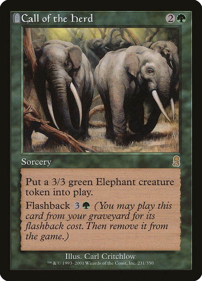 Call of the Herd [Odyssey] | Tables and Towers