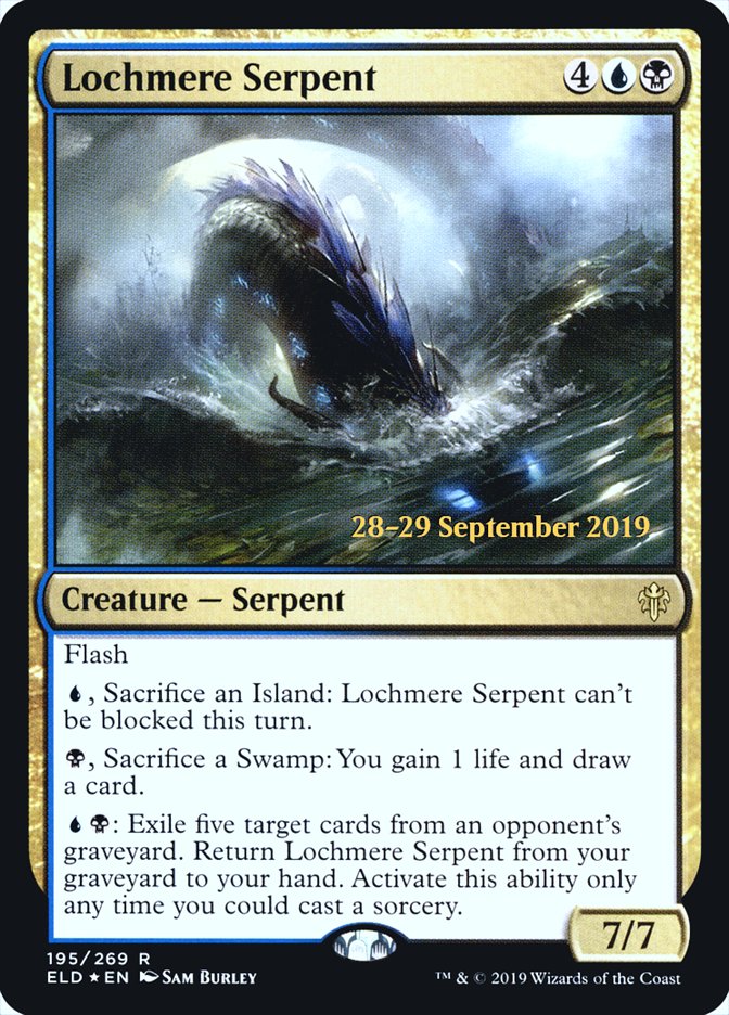 Lochmere Serpent [Throne of Eldraine Prerelease Promos] | Tables and Towers