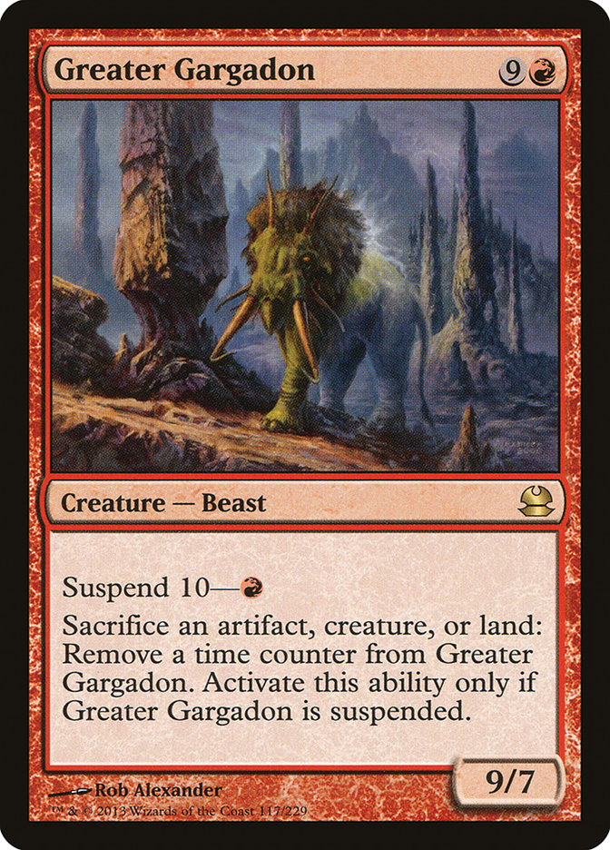 Greater Gargadon [Modern Masters] | Tables and Towers