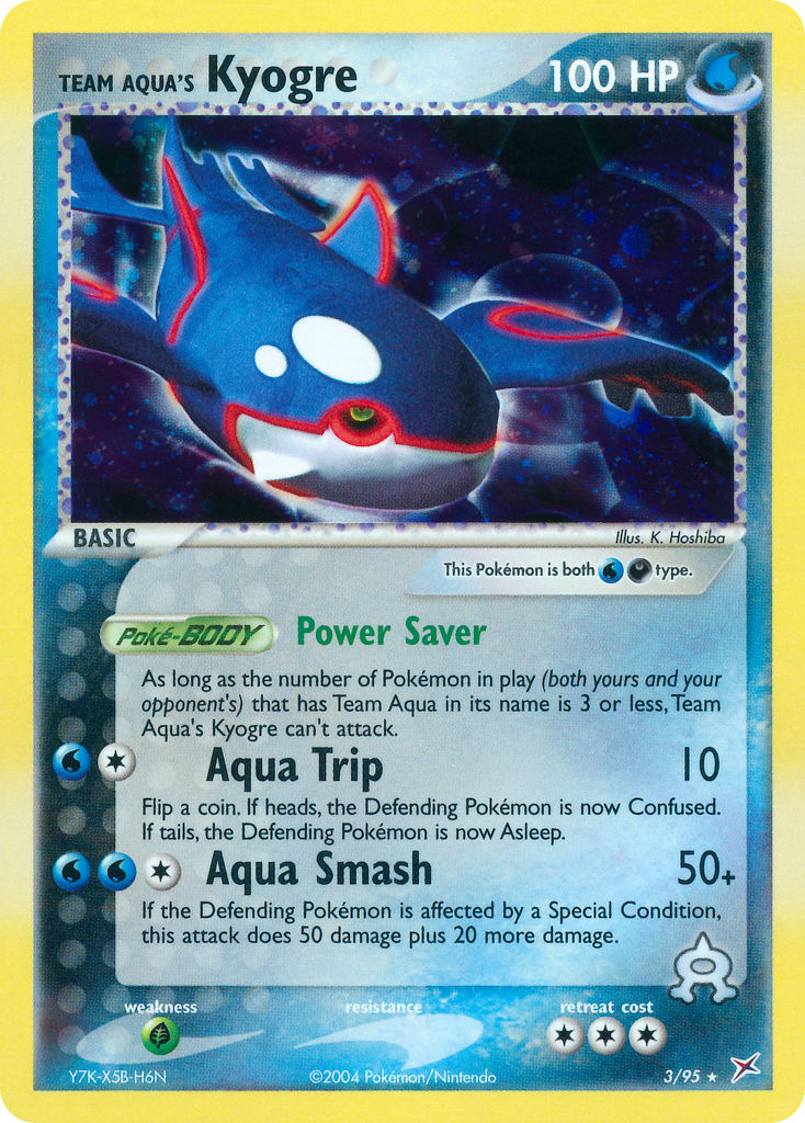 Team Aqua's Kyogre (3/95) (Theme Deck Exclusive) [EX: Team Magma vs Team Aqua] | Tables and Towers