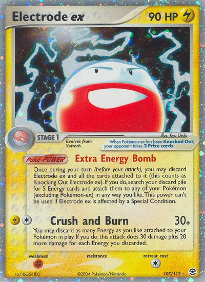 Electrode ex (107/112) [EX: FireRed & LeafGreen] | Tables and Towers