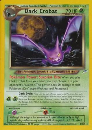 Dark Crobat (2/105) [Neo Destiny Unlimited] | Tables and Towers