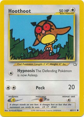 Hoothoot (60/111) [Neo Genesis Unlimited] | Tables and Towers