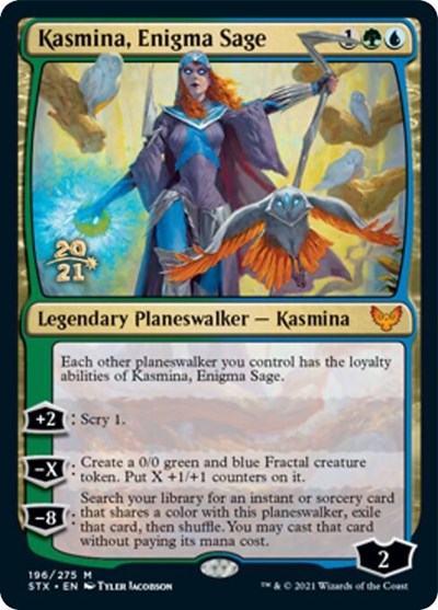 Kasmina, Enigma Sage [Strixhaven: School of Mages Prerelease Promos] | Tables and Towers